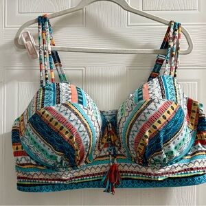 Lane Bryant 44F Bralette Style Bikini Top